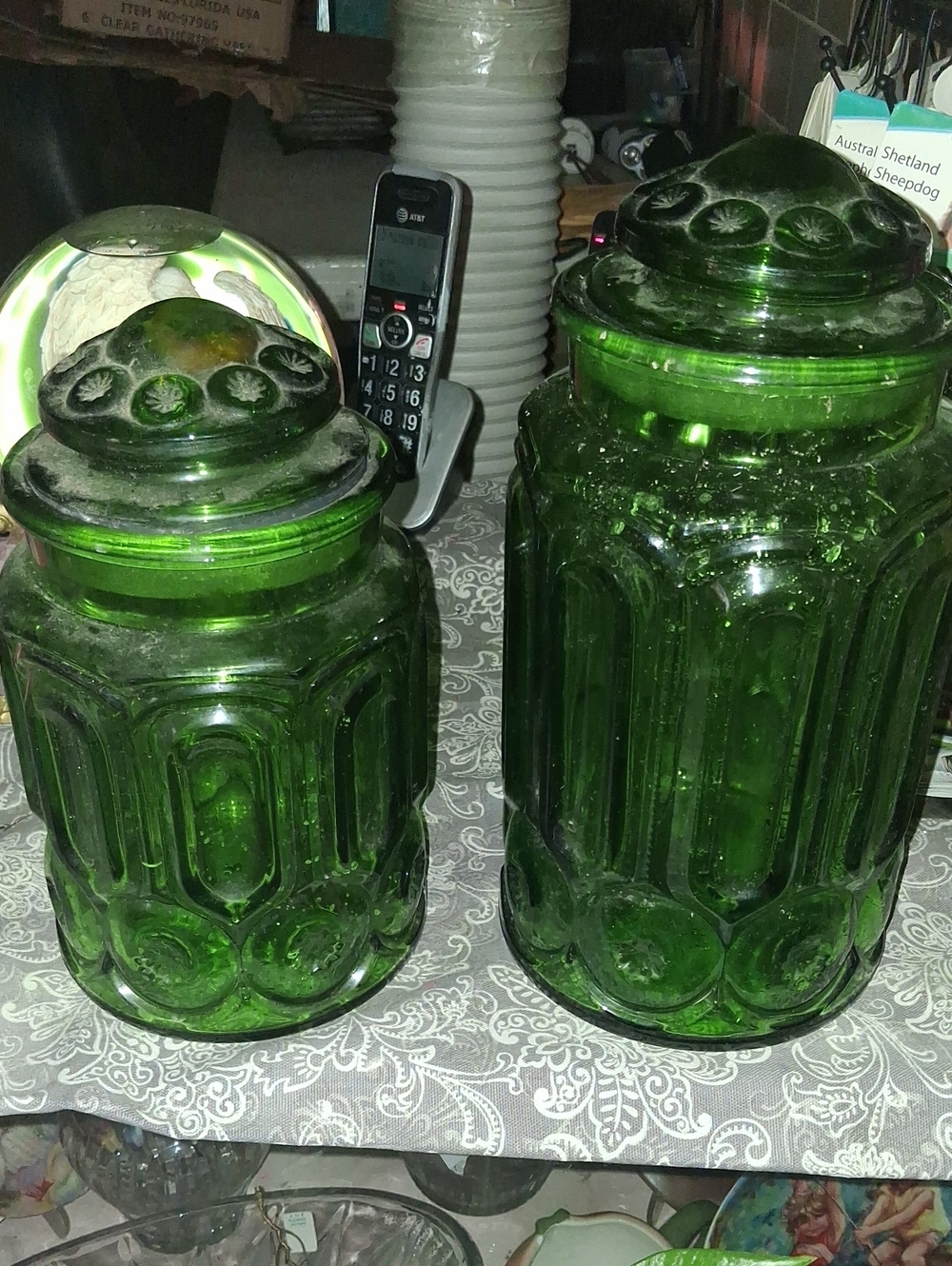 Vintage Depression Canisters